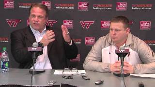 VT Football  National Signing Day Press Conference [upl. by Bitthia]