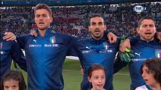 Italy vs Netherland National Anthem International Friendlies [upl. by Marin]