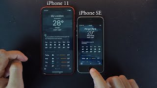 iPhone SE 1st Vs iPhone 11  Speed Comparison [upl. by Eicul]