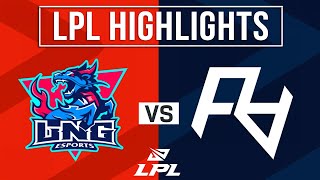 LNG vs RA Highlights ALL GAMES  LPL 2024 Summer  LNG Esports vs Rare Atom [upl. by Nele]