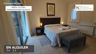 Casa de 4 dormitorios y 3 baños con jacuzzi en alquiler en Cariló [upl. by Aicelet]