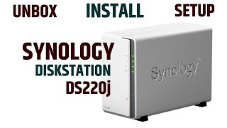 Unboxing and setup of the Synology DISKSTATION DS220j synology NAS DS220j [upl. by Aneehsyt]