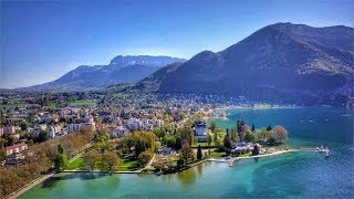 Lac dAnnecy  Haute Savoie  France  DJI MAVIC Drone 4k [upl. by Lieno]