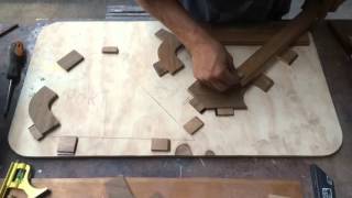 Creating a teak deck for a transom [upl. by Ativel]