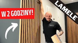 Lamele dekoracyjne w 2 GODZINY  jak wykonać samemu [upl. by Airod]