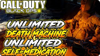 BO3 Zombie Glitches Unlimited Death MachineSelfMedication Glitch All Maps Black Ops 3 Glitches [upl. by Fredelia]