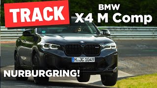 2023 BMW X4 M Competition Bridge to Gantry Nurburgring lap POV test drive [upl. by Yerot]