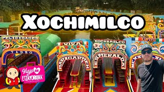 🇲🇽 conoce XOCHIMILCO Y SUS TRAJINERAS en ciudad de México [upl. by Isola497]