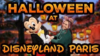 HALLOWEEN at DISNEYLAND PARIS l Lets have a perfect autumn day at Disneyland Paris [upl. by Nnorahs421]