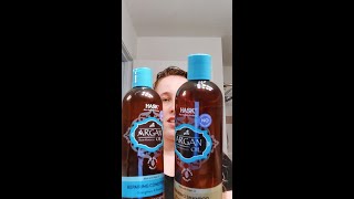 Hask argan oil shampoo and conditioner my honest review [upl. by Georgina]