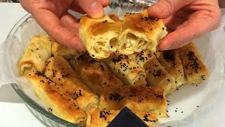 Hazır Yufkadan Peynirli Börek Tarifi  MalzemeleriPüf Noktası [upl. by Franny]