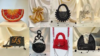 crystal bags design ideasbeaded bagsbeaded purse for girls [upl. by Riegel]