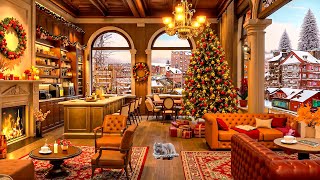 Relaxing Jazz Music for Good Mood ❄ Cozy Christmas Cafe Ambience with Smooth Jazz Background Music [upl. by Akalam]