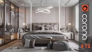 3ds Max Interior Rendering Tutorial Best Corona Renderer12 [upl. by Ejroj]