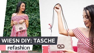 TASCHEN DIY Wiesn Accessoire selber machen  refashion  OTTO [upl. by Nahgem602]