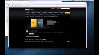 How to Install Microsoft Office Mac 2011 on a MacBook Air [upl. by Frazier]