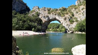 Timelapse  La descente des Gorges de lArdèche  Le rapide du Charlemagne [upl. by Brenk]