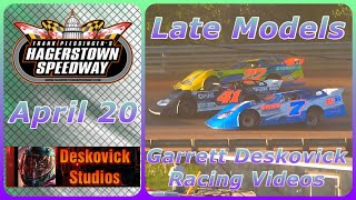 Hagerstown Speedway  April 20 2024 Late Models FULL RACE [upl. by Errot]