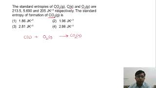 the standard entropies of CO2 [upl. by Nnainot]