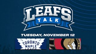 Maple Leafs vs Senators LIVE Post Game Reaction  Leafs Talk [upl. by Gladstone]