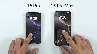 iPhone 16 Pro vs iPhone 16 Pro Max  SPEED TEST [upl. by Camp]