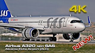 New Airbus A320 Neo SAS with new Livery Alicante SEROY [upl. by Pani40]