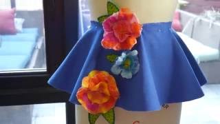 How to Drape a Peplum Sewing Project 1 The Peplum [upl. by Inalej]