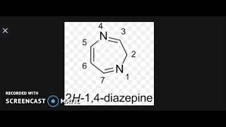 2H 14 DIAZEPINE [upl. by Ahtnamys]