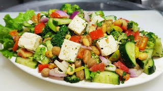 Protein Salad recipe  प्रोटीन सैलेड  Veg Salad Recipe  Chef Ashok [upl. by Shaefer]