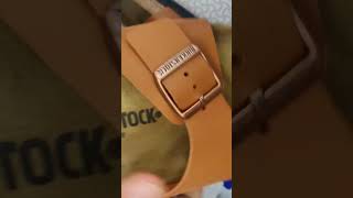 BIRKENSTOCK SANDALS quick unboxing unboxing slipperstyle footwear [upl. by Yffub322]