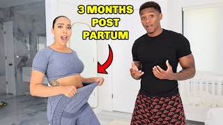 Rissa Tries On Her Maternity Clothes 3 Months After Giving Birth SHOCKING [upl. by Aissenav]