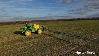 Spreading  John Deere 5430i  DJI phantom 3 4K [upl. by Colleen]