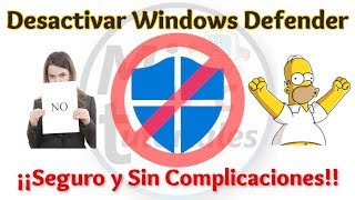 Tutorial Como Desactivar Windows Defender Bien Explicado [upl. by Nnaear758]