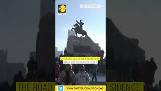 Watch Anticorruption protesters try to storm government palace in Mongolia  WION Shorts [upl. by Johen2]