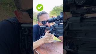 HOW TO SHOOT WITH A RIFLE SCOPE🤔 rifle scope optical sight hunting sniper review reshoot [upl. by Ynad]