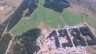 Teknival de millau 2016 vue aérienne [upl. by Orvil]