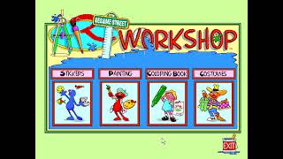 Gameplay  497 Sesame Street Art Workshop Windows 3x  29 [upl. by Ecerahs]