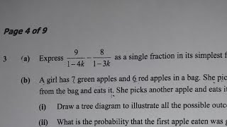 2023 GCE maths q3 paper 2 [upl. by Ynavoj5]