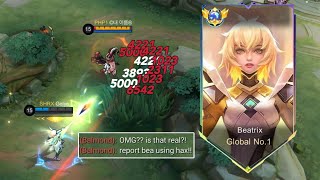 BEATRIX BEST GUIDE TO RANK UP FASTER IN 2024 ONE HIT TRICKS MLBB [upl. by Edmea]