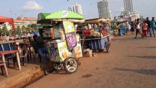 Galle Face Green Colombo Sri Lanka on a March Saturday afternoon [upl. by Oirelav]