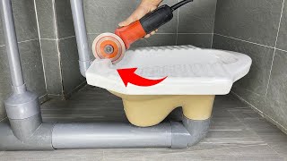 Why didnt the plumber near me tell me this Installing the toilet is extremely simple [upl. by Lawrenson]