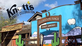 Knotts Berry Farm Peanuts Celebration 2024  Food amp Treats [upl. by Aynotahs]