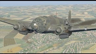 Heinkel He 111  Flight Full HD [upl. by Ibur]