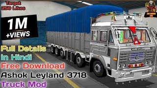 🔴How To Download Ashok Leyland Loaded Truck Mod  Bus Simulator Indonesia Mod  ADK Gaming Live [upl. by Pitt679]