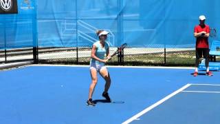 Elina Svitolina Pre Hopman Cup 2016 Practice [upl. by Ethelbert]