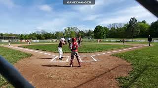 Justin MacPherson Fields The Ground Ball And Gets The Runner Out At 1st Vs Burnt Hills [upl. by Jillane]