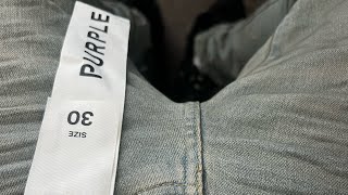 Unboxing my first pair of PURPLE JEANS [upl. by Anoynek]