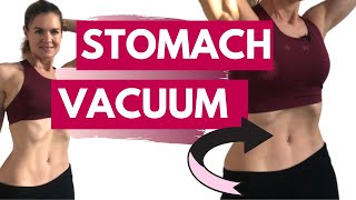 Stomach Vacuum  un VENTRE PLAT sans effort [upl. by Ahsatan58]