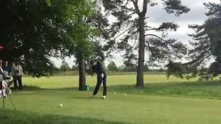 Thomas Aiken Slow Motion Swing US Open Qualifying 2015 [upl. by Leiser]