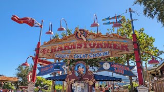 Barnstormer Starring The Great Goofini  Magic Kingdom Walt Disney World [upl. by Ned164]